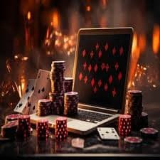 Antarmuka aplikasi toto268 menampilkan meja live-dealer blackjack dan opsi deposit DANA
